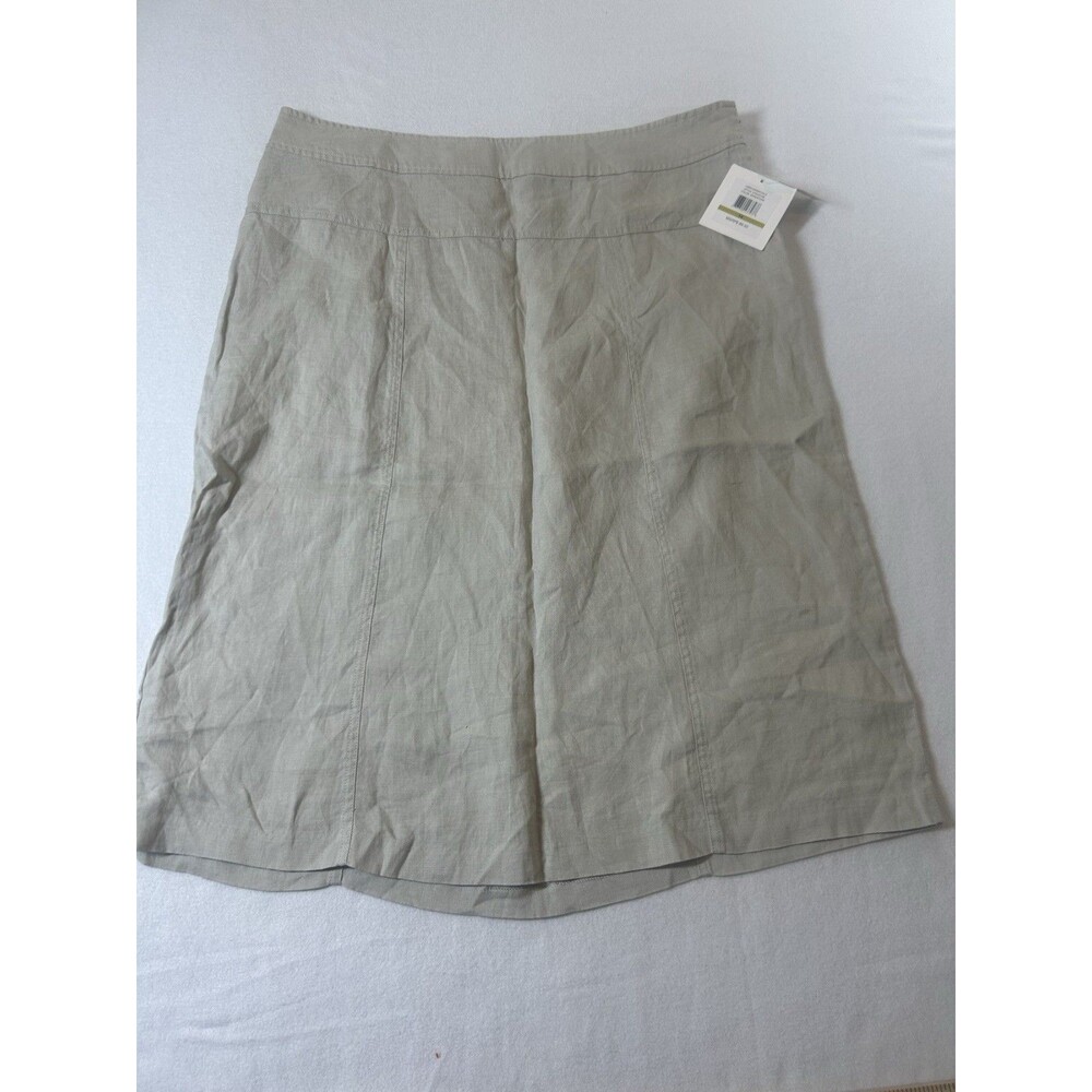 Ellen Tracy Women's Skirt Size 14 Tan Lightweight $69 New 290